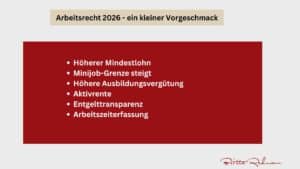Arbeitsrecht 2026 – Zwischen Krise, KI und Kreativmodus Britta Redmann